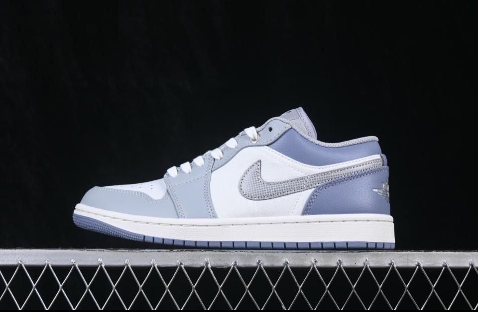 Jordan 1 Low - Branco e Azul