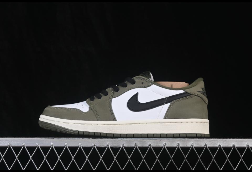 Jordan 1 Low - Verde Bege e Branco